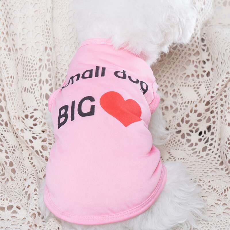 

Slogan Graphic Pet Tank Top, Pink