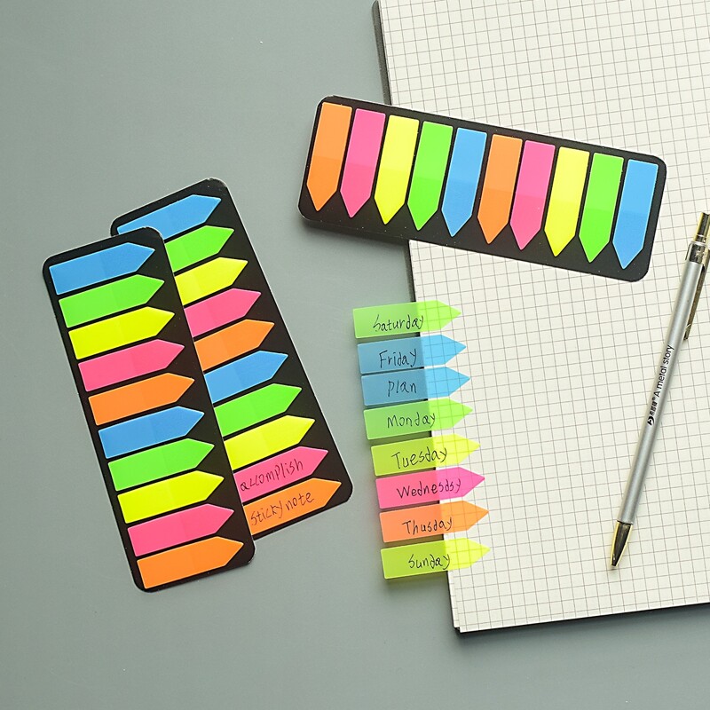 

1pc Index Sticky Note, Multicolor