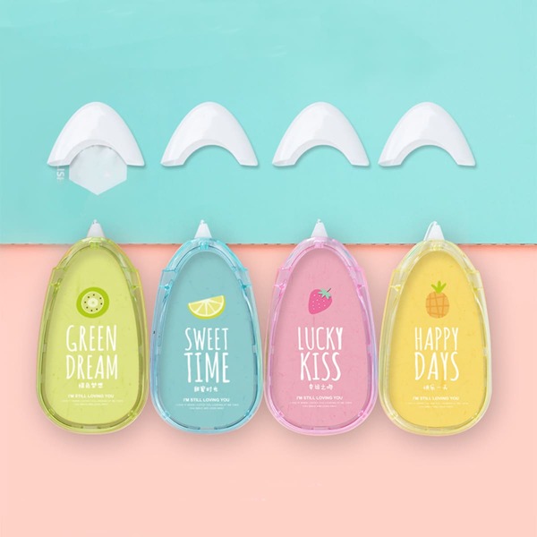

1pc Fruit Print Random Correction Tape, Multicolor