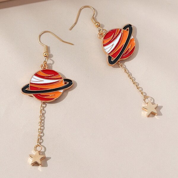

Planet Drop Earrings, Multicolor