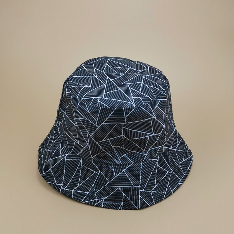 

Guys Geo Graphic Bucket Hat, Black