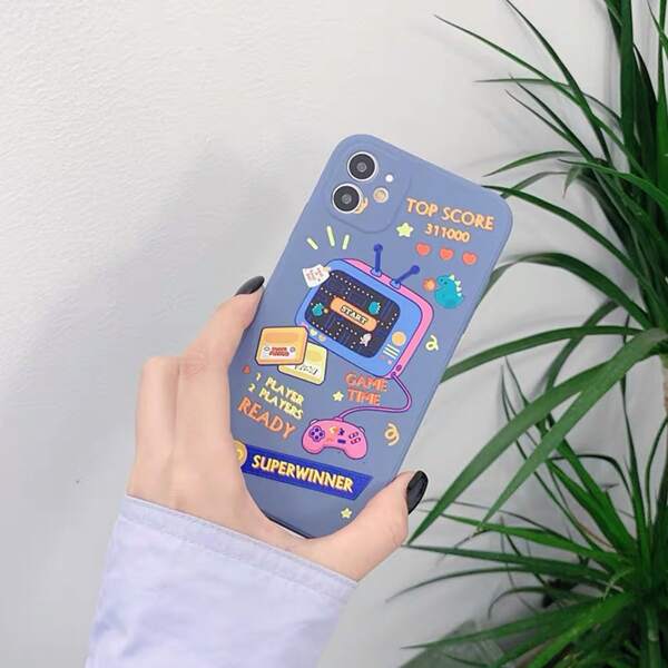 

Cute TV Phone Case, Blue