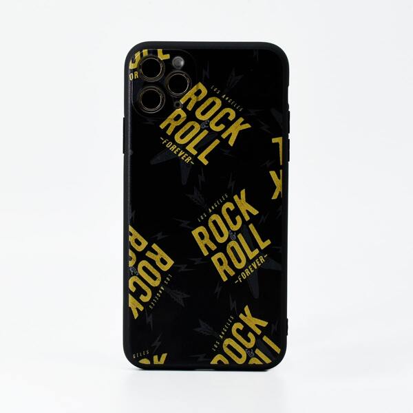 

Letter Graphic Phone Case, Multicolor