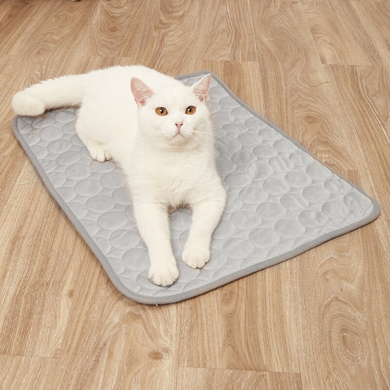 

Solid Color Pet Cooling Pad, Grey