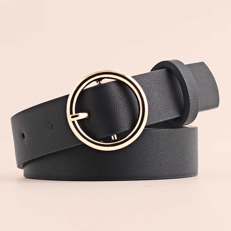 

Ring Buckle Belt, Black