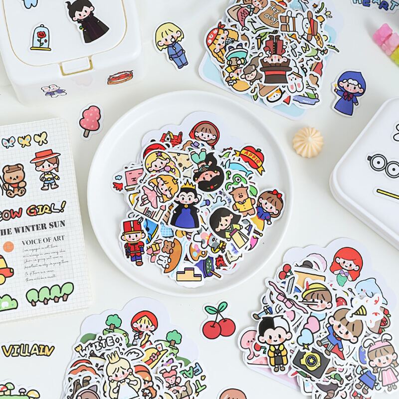 

100pcs Cartoon Graphic Random Sticker, Multicolor