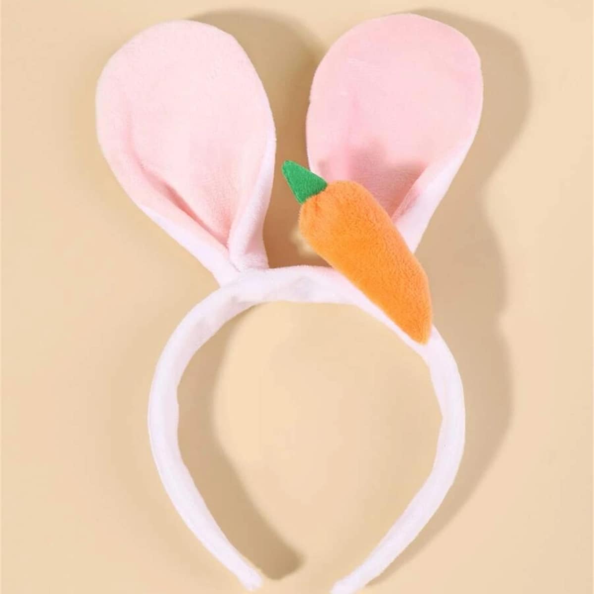 

Rabbit Ears Headband, White