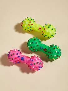 1入組骨設計隨機寵物髮聲玩具 - 彩色 - 查看 3