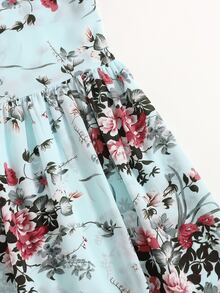 SHEIN Vestido de tirantes con estampado floral - Multicolor - Ver 5