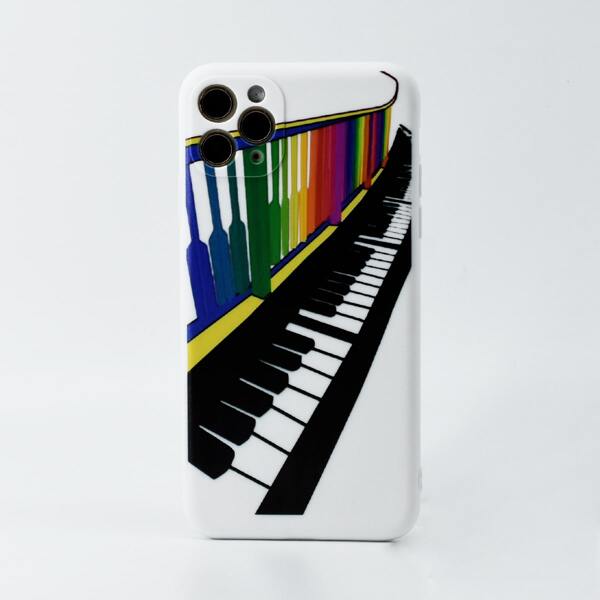 

Piano Keys Pattern Phone Case, Multicolor