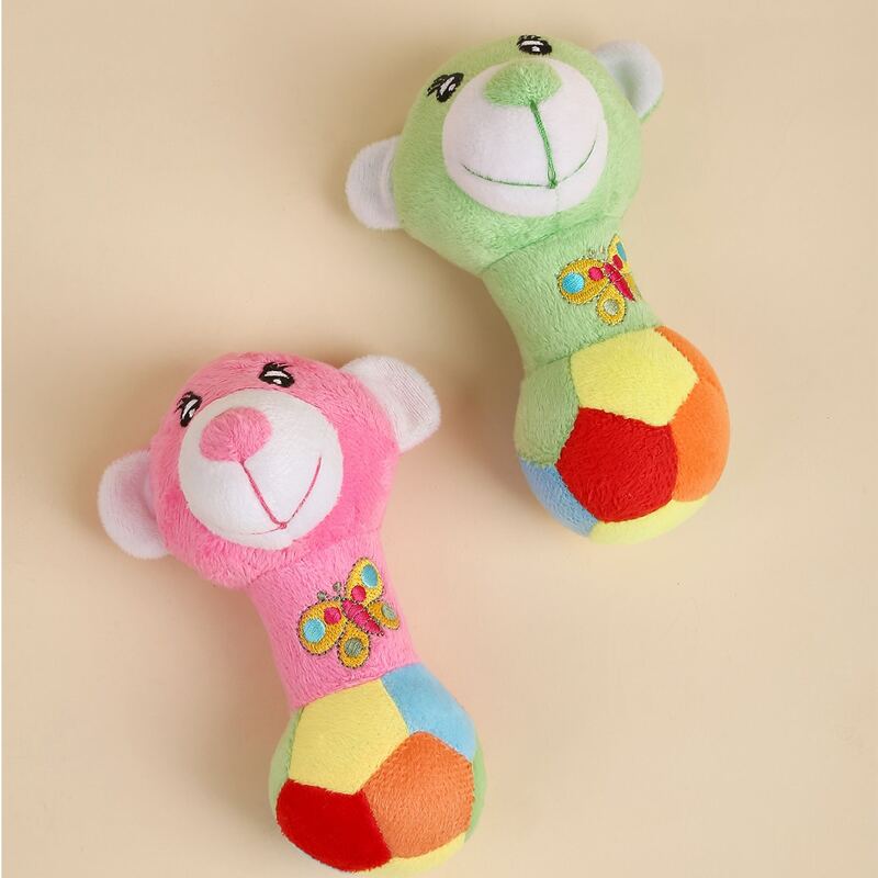 

1pc Cartoon Random Color Pet Sound Toy, Multicolor