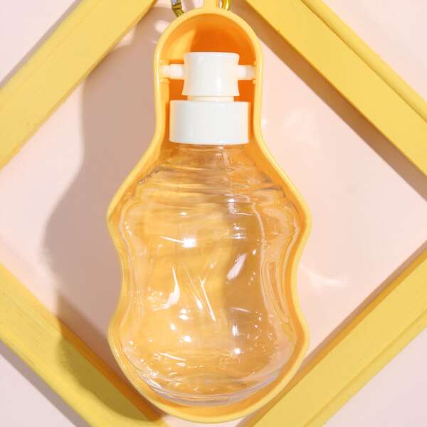

1pc Portable Pet Water Bottle, Yellow