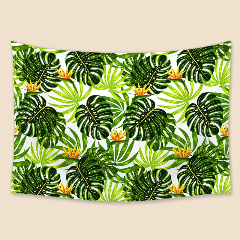 

Tropical Leaf Tapestry, Green