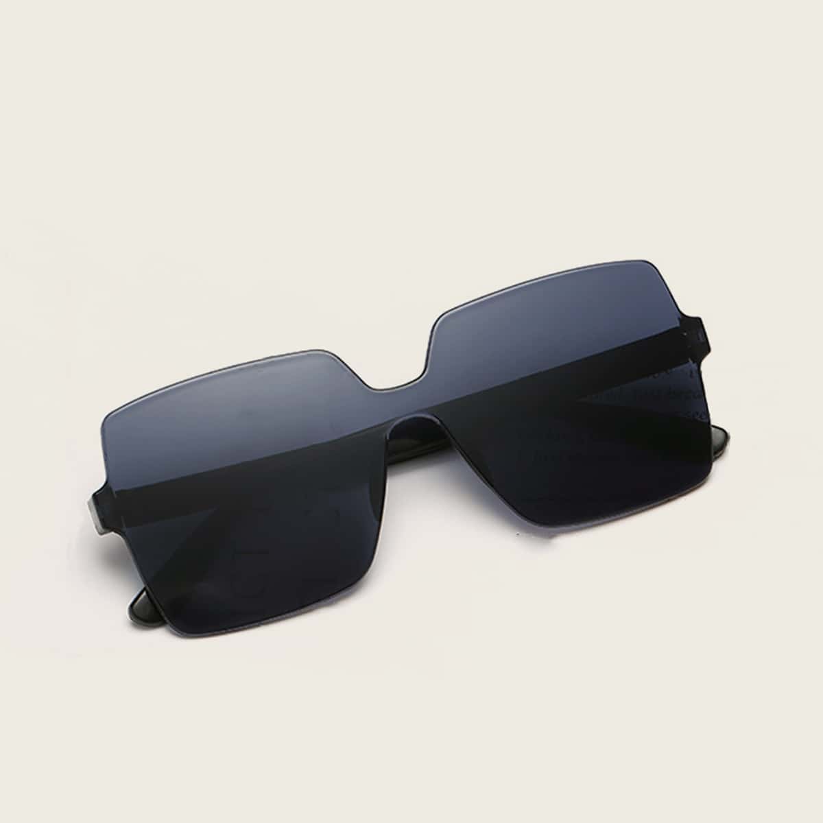 

Rimless Square Frame Sunglasses