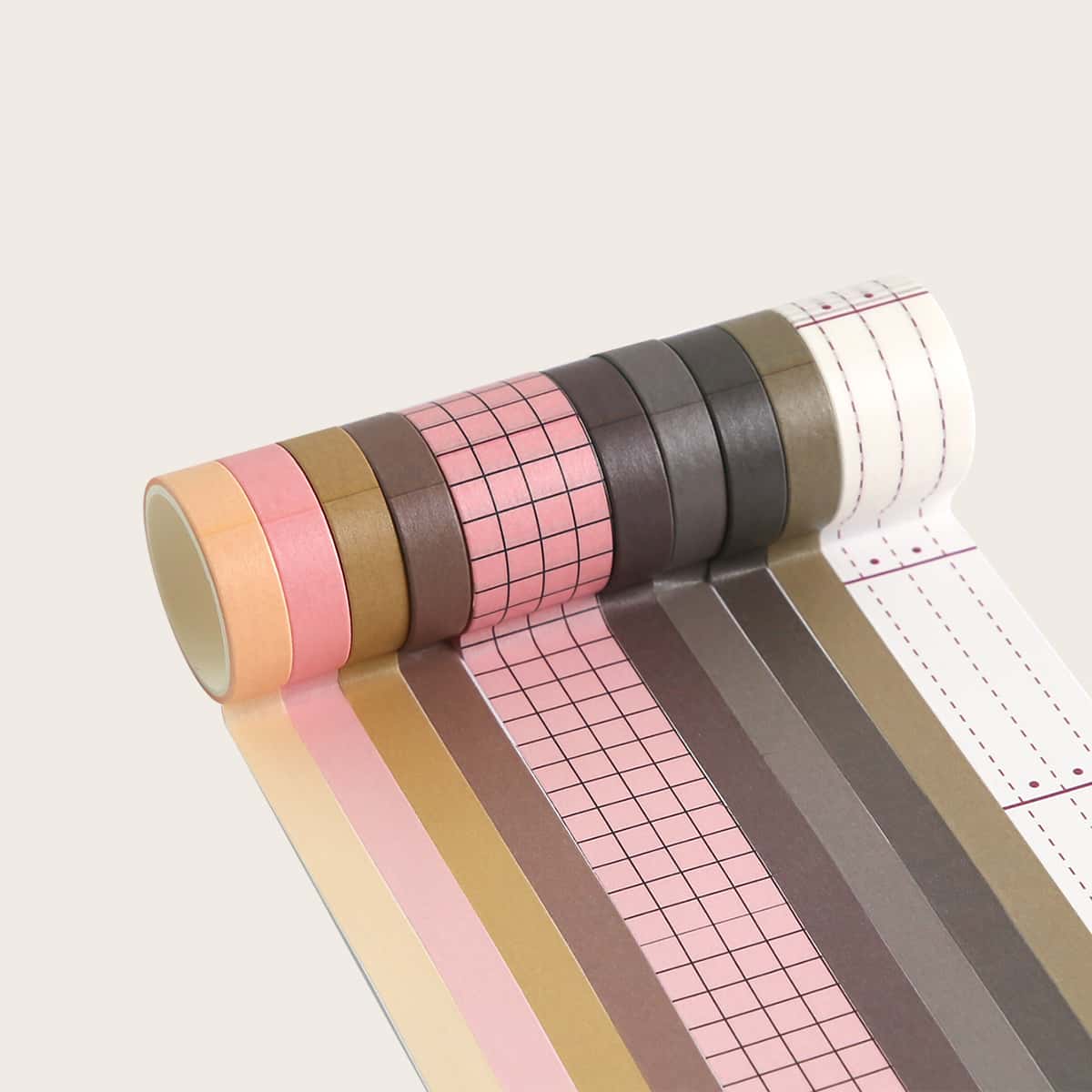 

10rolls Colorful DIY Tape, Multicolor