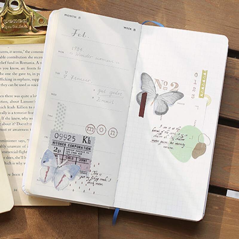 

1pc Random Schedule Notebook, Multicolor