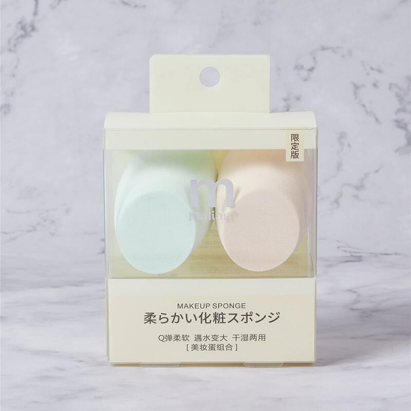 

2pcs Makeup Sponge Set, Green