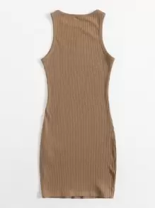 SHEIN Essnce 羅紋針織包臀連衣裙