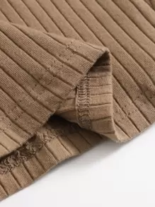 SHEIN Essnce 羅紋針織包臀連衣裙