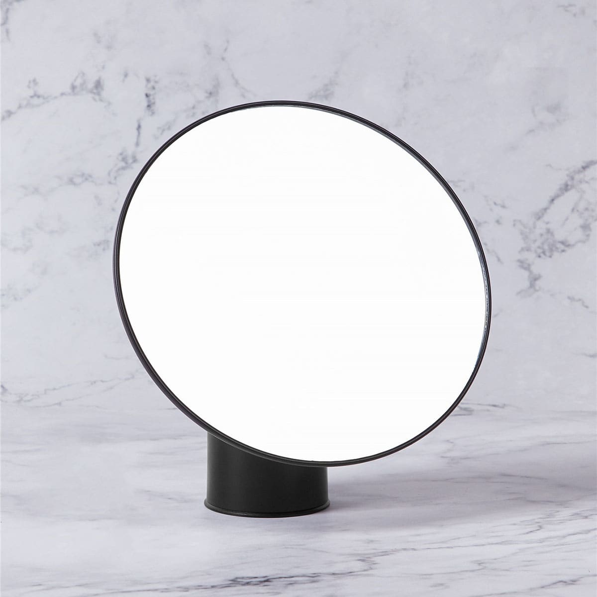 

180 Degree Freely Rotating Desktop Makeup Mirror, Black