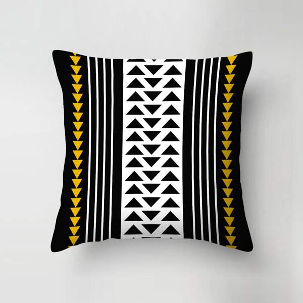

Geometric Pattern Cushion Cover Without Filler, Multicolor
