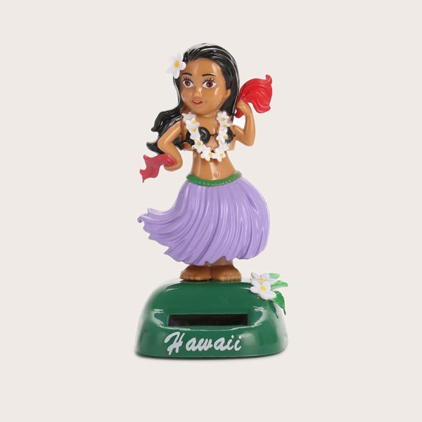 

Solar Powered Dancing Girl Car Ornament, Purple