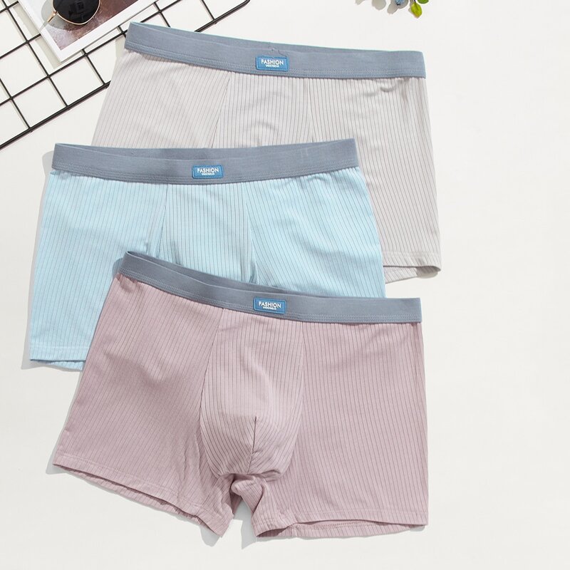 

Guys 3 Pack Letter Patched Boxer Brief Set, Multicolor