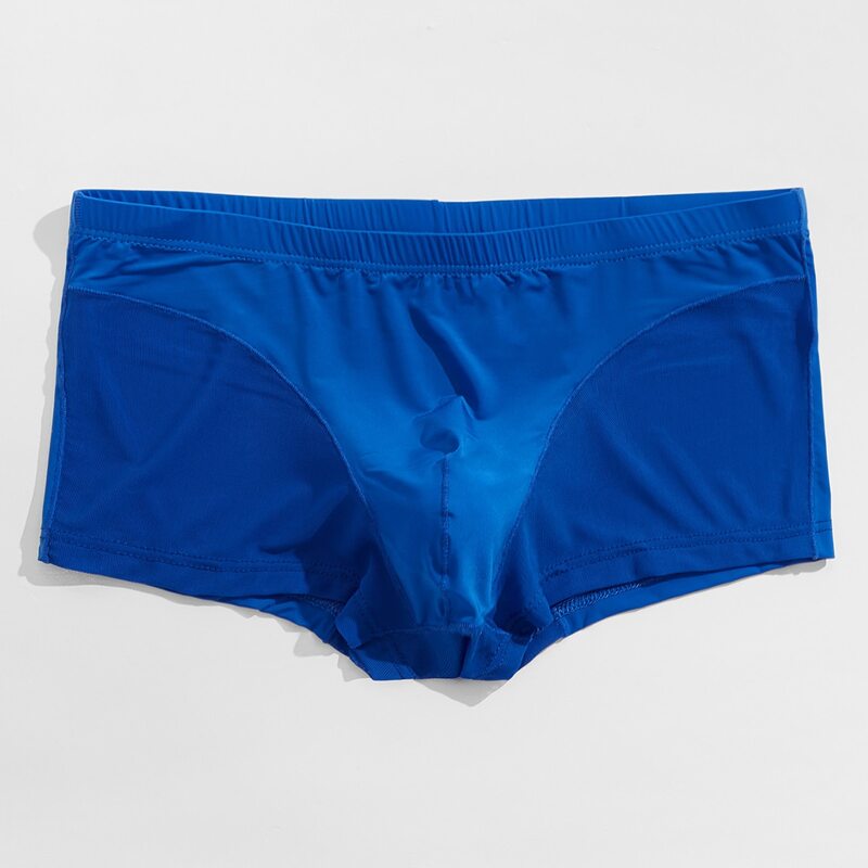 

Guys Mesh Panel Boxer Brief, Blue