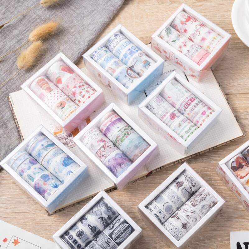 

10rolls Random Colorful DIY Tape, Multicolor