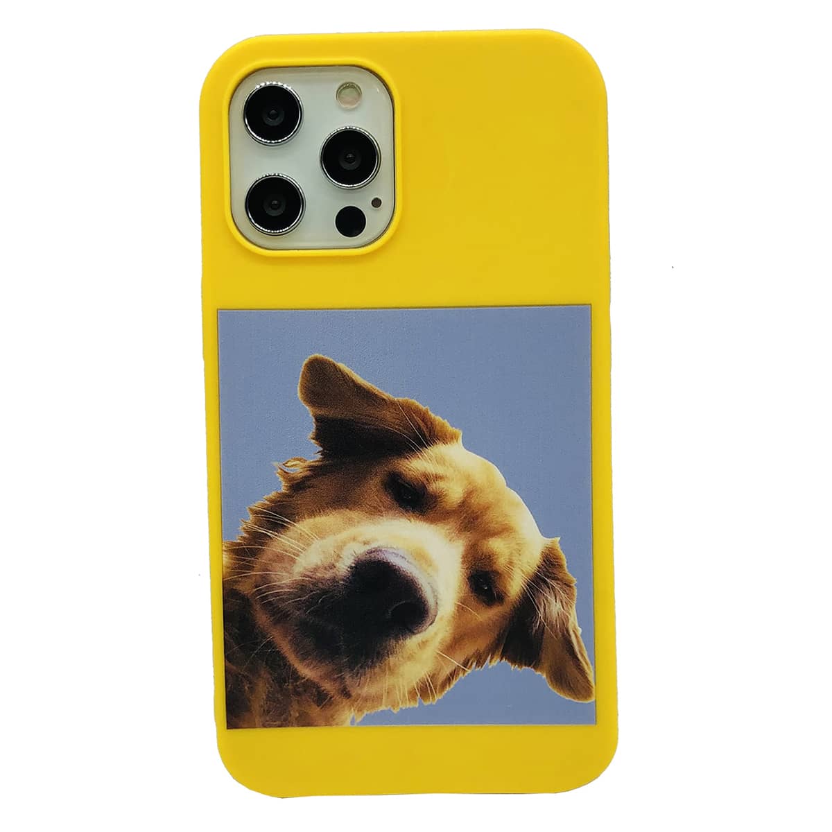 

Dog Print Phone Case, Yellow
