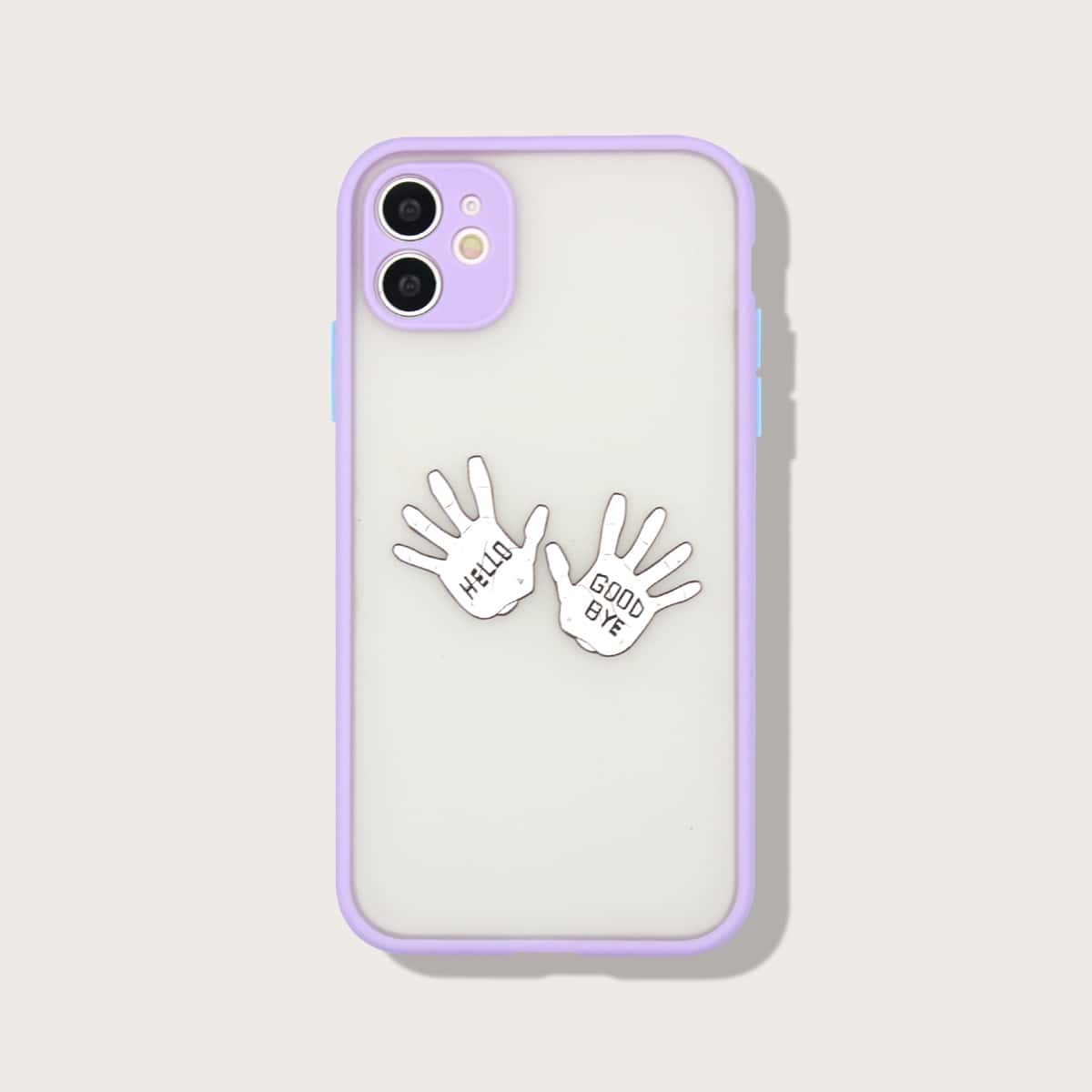

Hand Print Phone Case, Purple