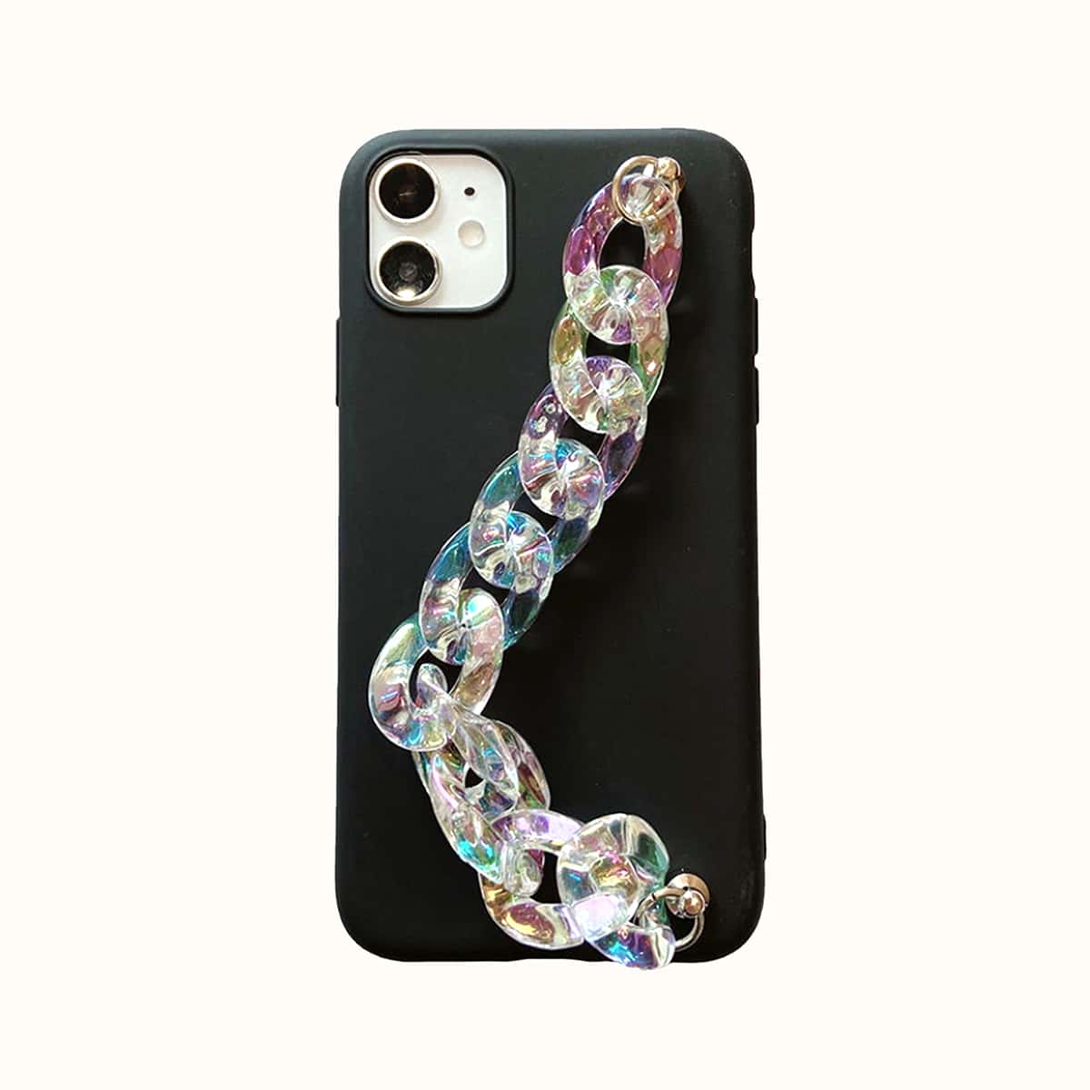 

Chain Hand Strap Phone Case, Multicolor