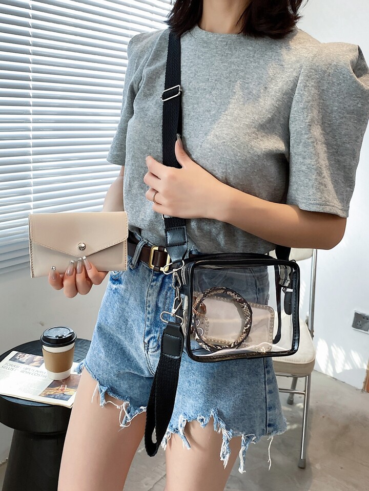 Clear purse shein new arrivals