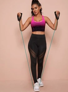 Easithlete 中度支撐雙色工字運動型文胸 - 彩色 - 查看 3