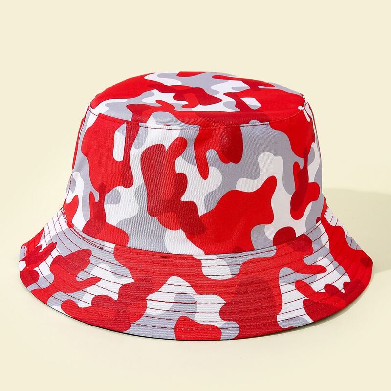 

Camo Print Bucket Hat, Multicolor