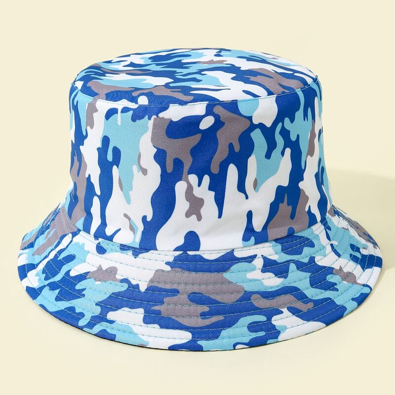 

Camo Print Bucket Hat, Multicolor