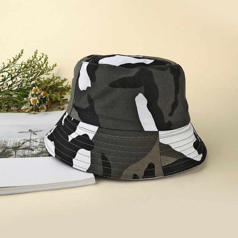 

Camo Print Bucket Hat, Multicolor