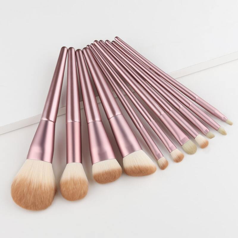 

11pcs Makeup Brush Set, Champagne