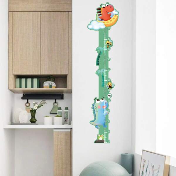 

Kids Dinosaur Print Height Measurement Wall Sticker, Multicolor