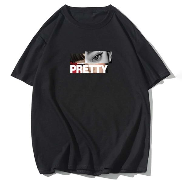 

Men Letter & Figure Graphic Tee, Black