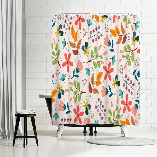 

Plant Print Shower Curtain, Multicolor