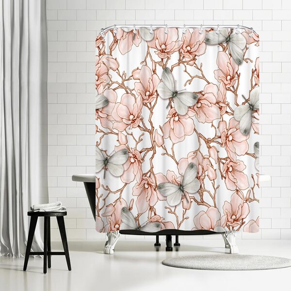 

Flower Print Shower Curtain, Multicolor