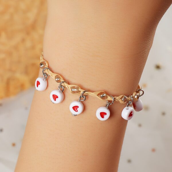 

Bead Charm Bracelet, Multicolor