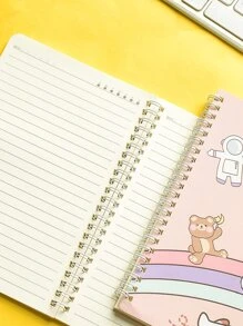 MOKA 1pc Cartoon Graphic Random Notebook - Multicolor - View 4