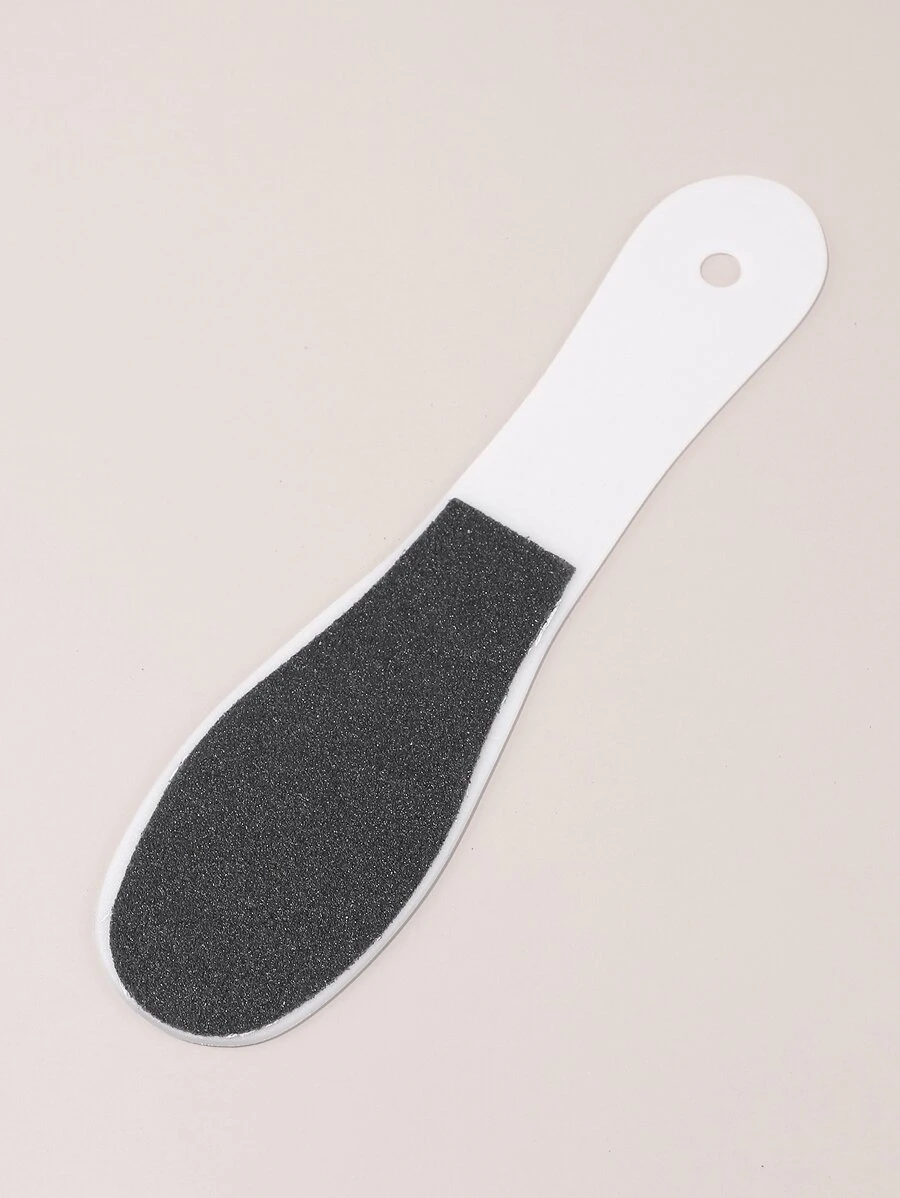 Double-sided Pedicure Tool, Foot File/Rasp, 1pc Exfoliator Pedicure Tool Foot Callus Remover Scrubber For Dead Skin, Hard Skin - Black - View 1