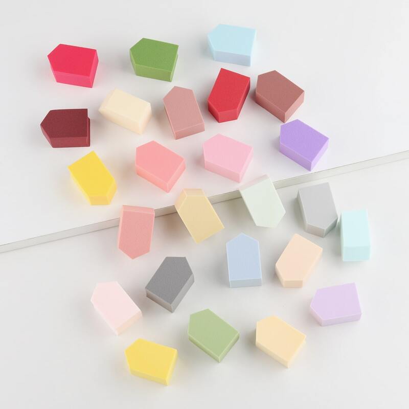 

25pcs Mix Color Makeup Sponge, Multicolor