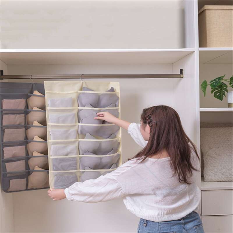 

1pc Random Hanging Underwear Storage Bag, Multicolor