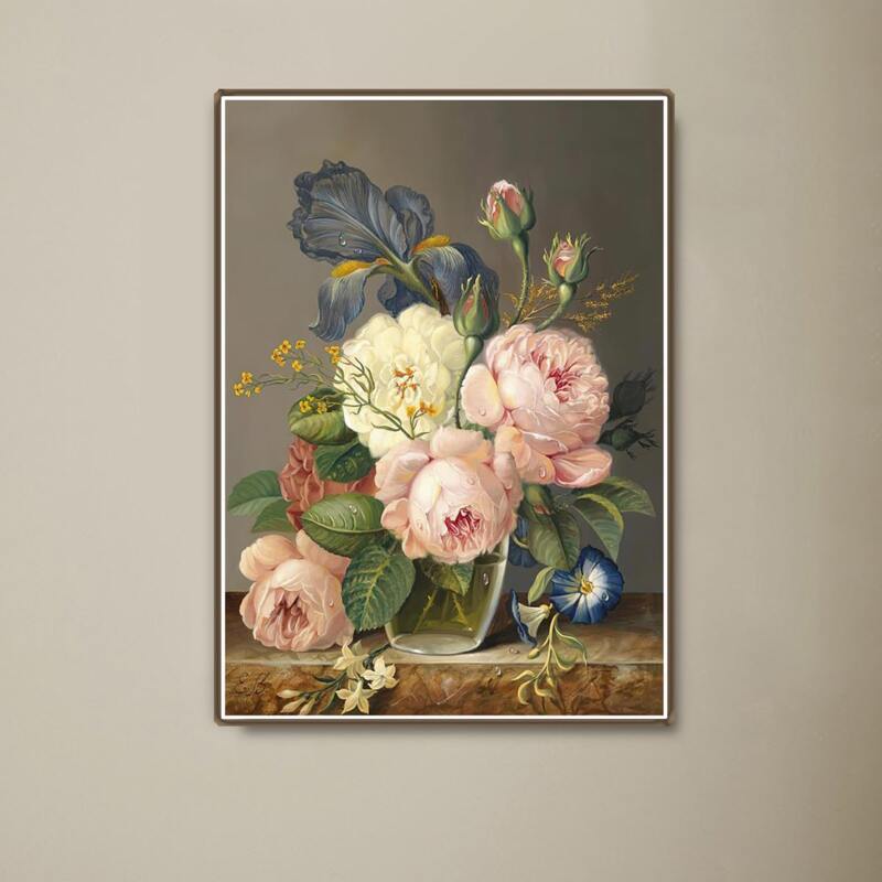 

Floral Diamond Painting Without Frame, Multicolor