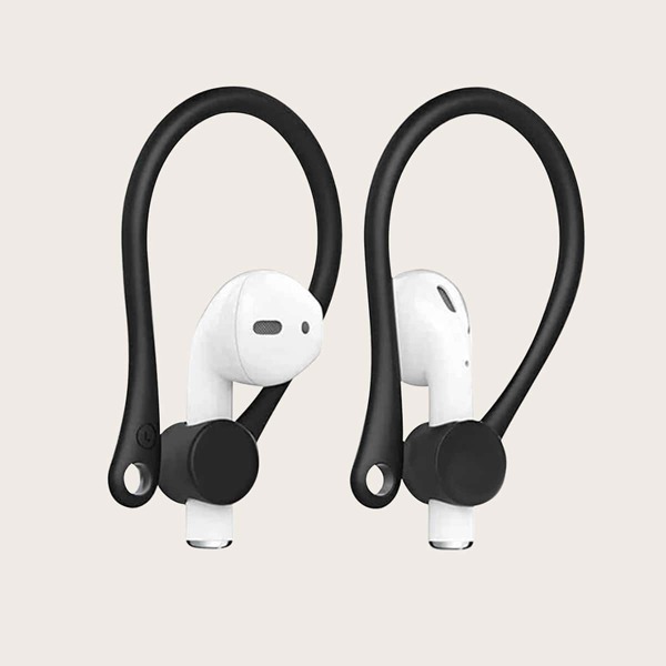

Silicone Ear Hook Loops Anti-lost Rope For Airpods, Black