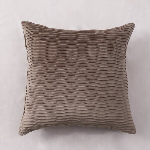 

Solid Color Cushion Cover Without Filler, Mocha brown